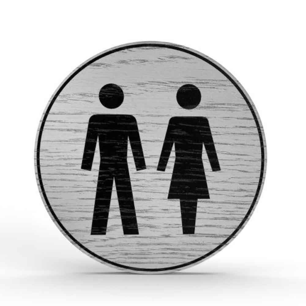 Tello Wood Türschild rund - stilvolles Türschild aus Holz - verschiedene Symbole in Weiss Tello Wood Türschild rund - stilvolles Türschild aus Holz - verschiedene Symbole in Weiss