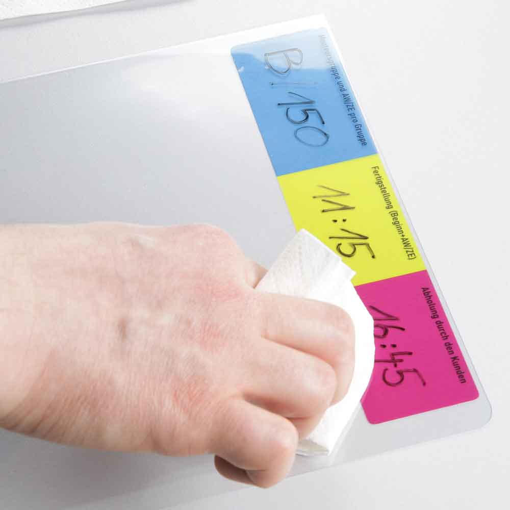 Dispohüllen DIN A4 - mit Farbunterteilung Dispohüllen DIN A4 - mit Farbunterteilung