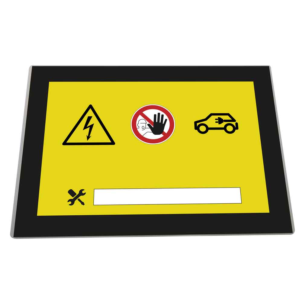 Hinweiskarte für Elektrofahrzeuge - zur Kennzeichnung