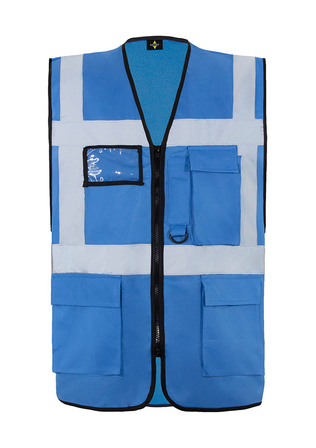 Korntex® Comfort Warnweste „Hamburg“ - Multifunktional - Weiß - M