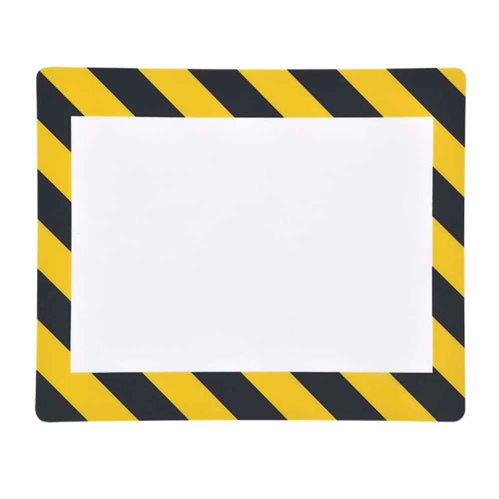31-80-636-1-00-03-077-bodenmarkierungstaschen-4-klebeseiten-gelb-schwarz-0647c5 Bodenmarkierungstaschen - geschlossene Variante - 4 Klebeseiten - DIN A4 - 6 Farben