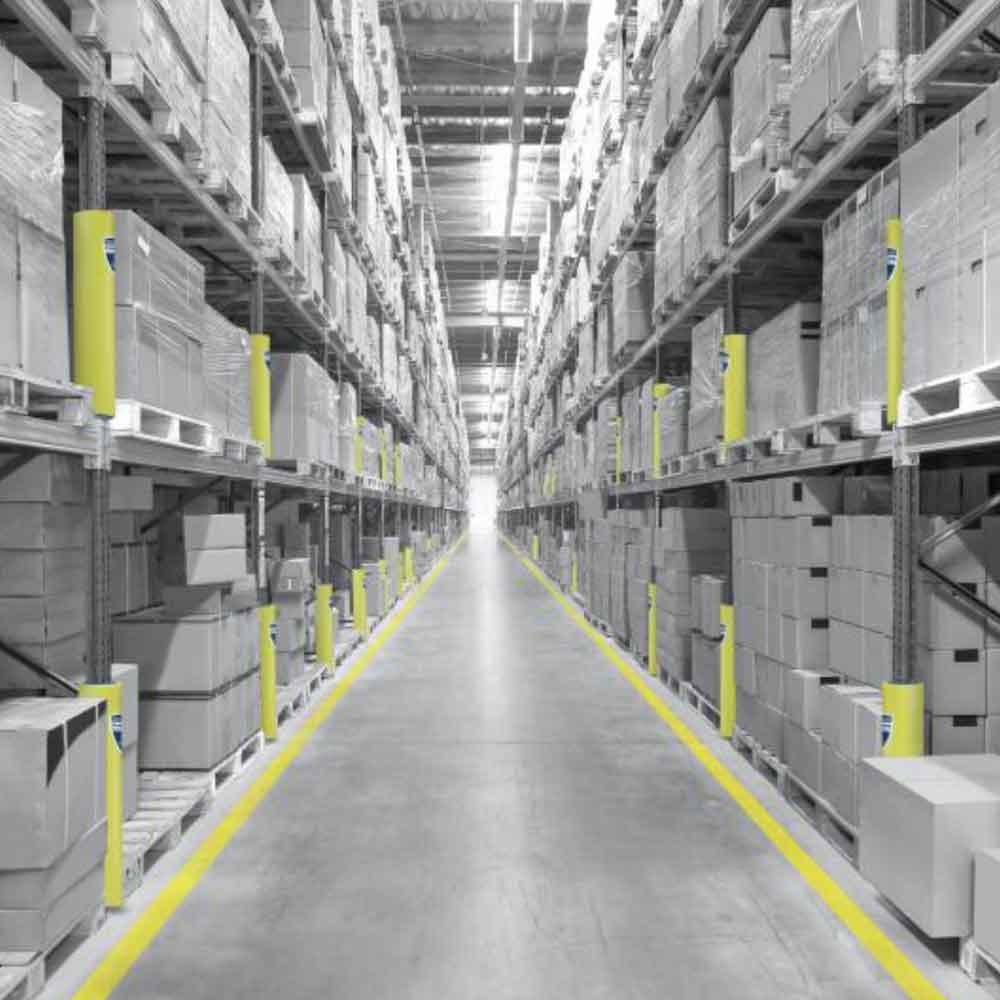 Regal-Anfahrschutz Rack Armour - schützt Regalstützen vor Anfahrschäden - in 2 Größen Regal-Anfahrschutz Rack Armour - schützt Regalstützen vor Anfahrschäden - in 2 Größen