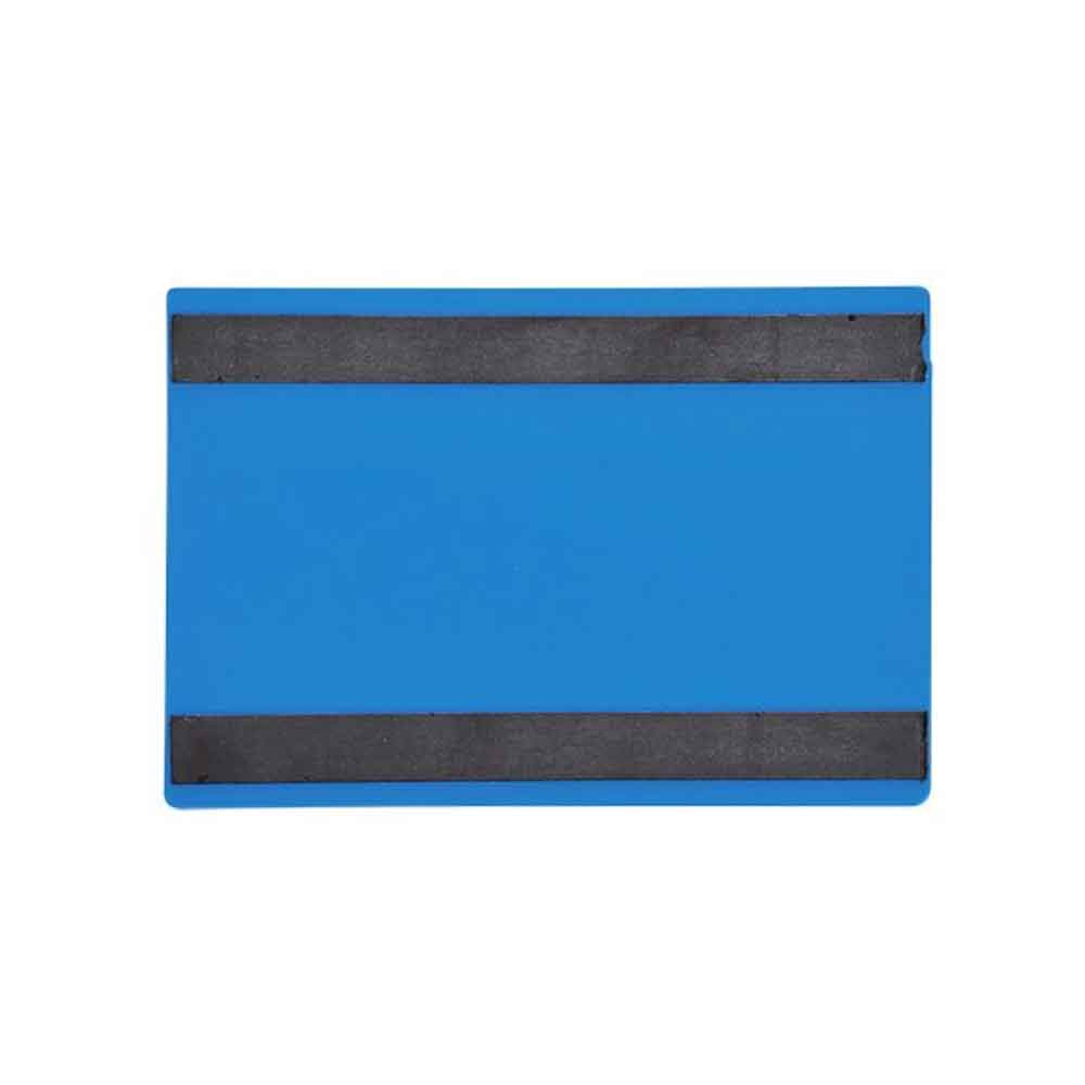 Magnetische Etikettentaschen - 2 Magnetstreifen - 120 x 80 mm DIN A7 - 4 Farben