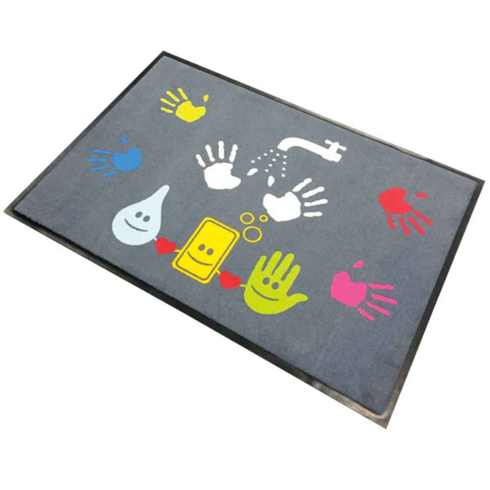 30-82-730-3-00-02-056-01-schmutzfangmatte-motiv-haende-kinder-haende-waschen_2-c30061 Schmutzfangmatte - Motiv Hände: "Kinder, Hände waschen" - Querformat