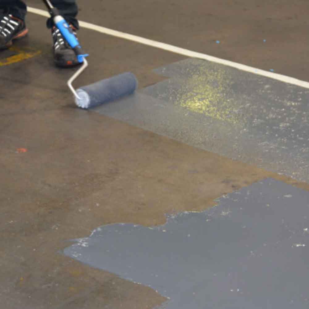 Bodenfarbe ampere® Industry Floorpaint - für Industrie- und Lagerhallenböden