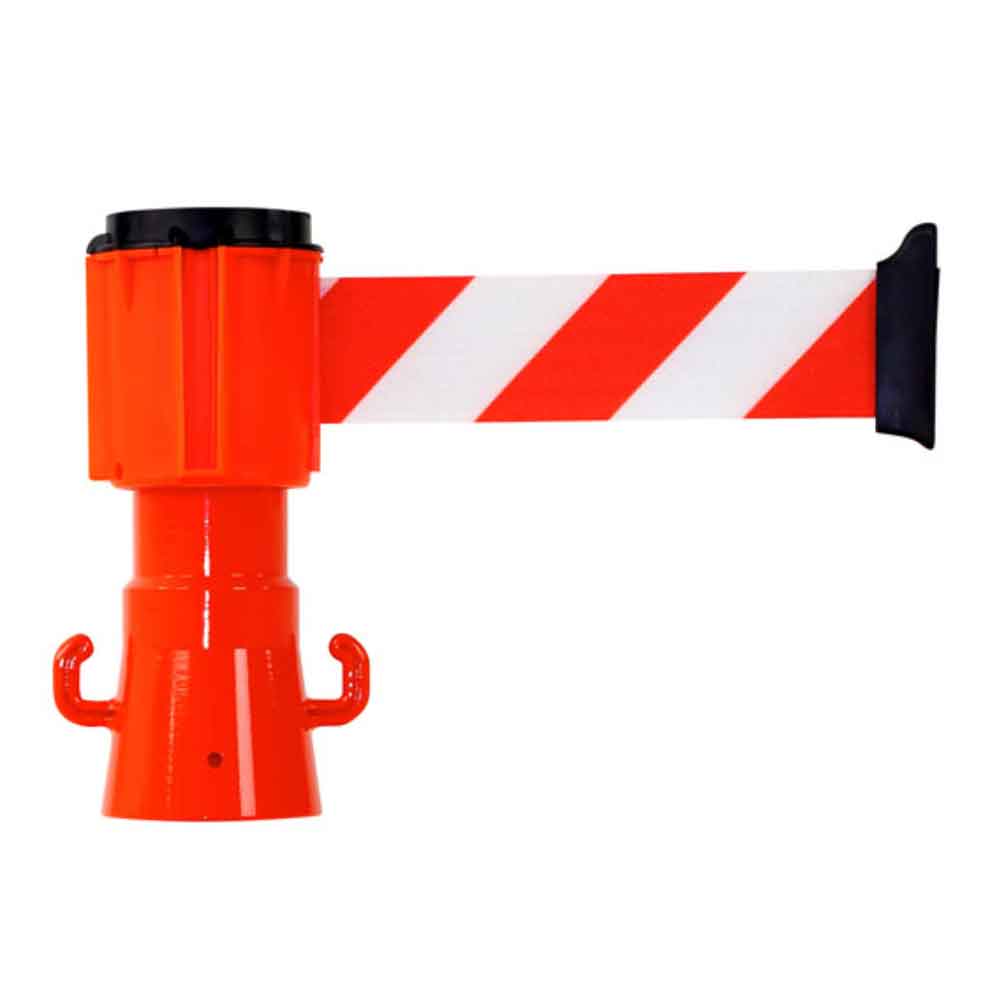 Leitkegel-Absperrgurt - Farbe Rot / Weiss - Länge 400 cm Leitkegel-Absperrgurt - Farbe Rot / Weiss - Länge 400 cm