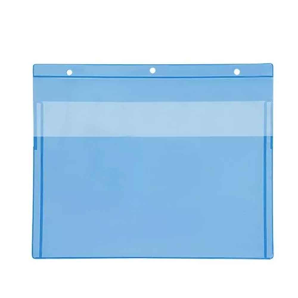 Kennzeichnungstaschen mit Aufhängelochung und zusätzlicher Klappe - DIN A4 quer - 4 Farben