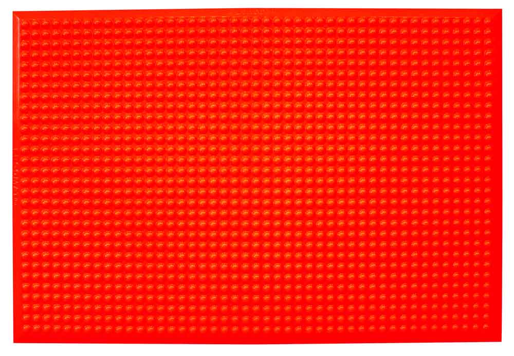 Arbeitsplatzmatte Ergomat Infinity Bubble Red - 60 x 60 cm bis 60 x 900 cm