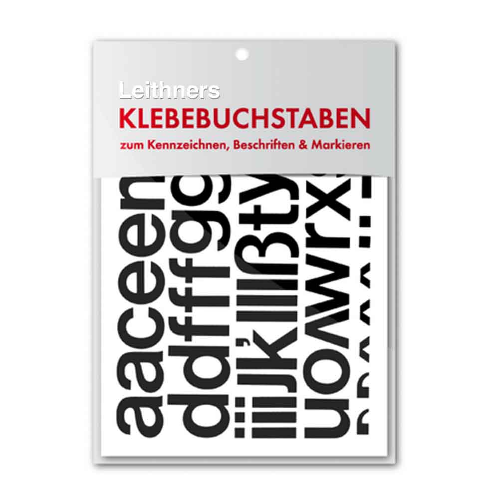 klebebuchstaben-gemeine-din-a5-6392ce Einzelsortiment Kleinbuchstaben - in 7 Farben