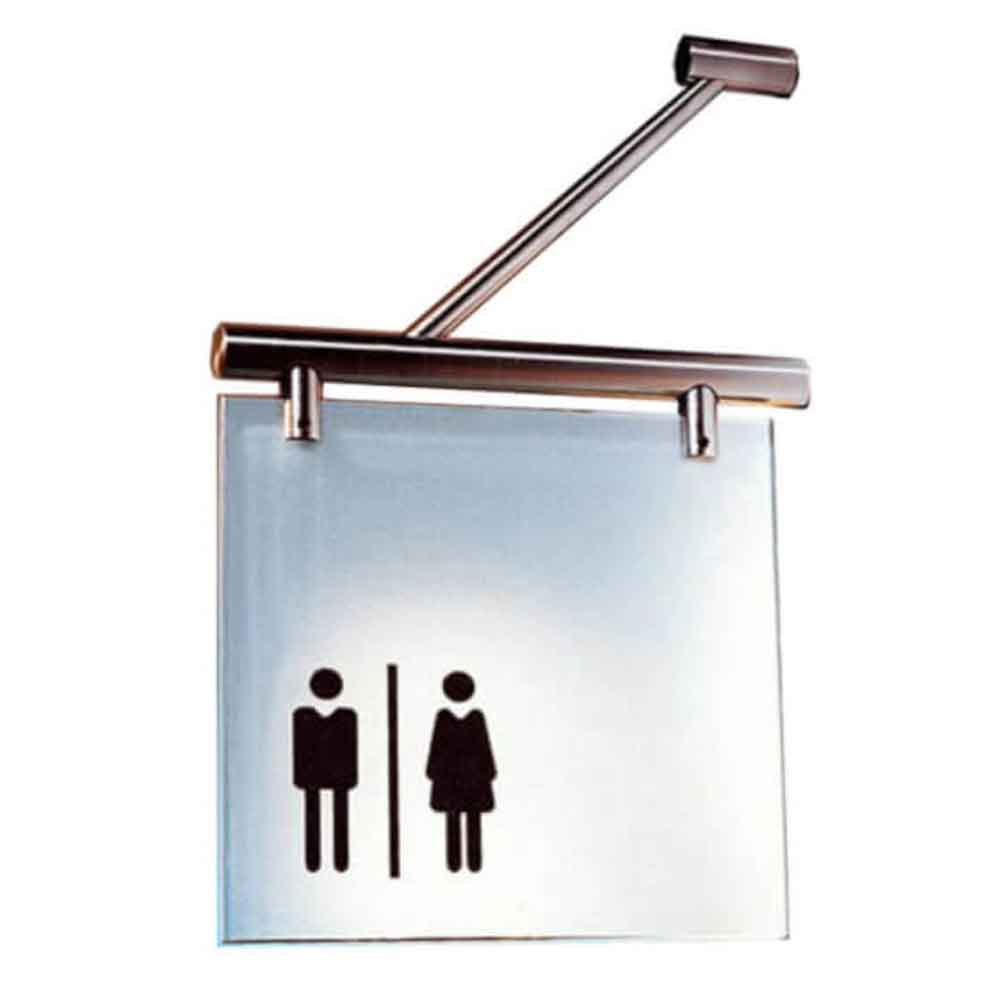 CRISTALLO Fahnenschild rahmenlos - aus Sicherheitsglas mit Edelstahlhalterung - in 3 Ausführungen CRISTALLO Fahnenschild rahmenlos - aus Sicherheitsglas mit Edelstahlhalterung - in 3 Ausführungen