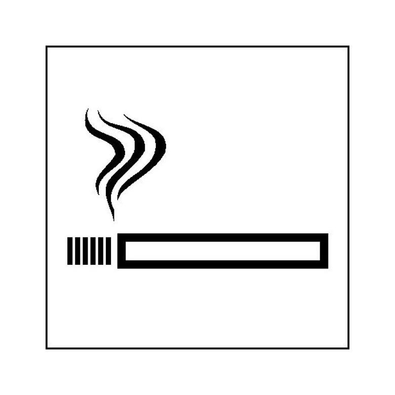Hinweisschild - Betriebskennzeichnung - Rauchen gestattet