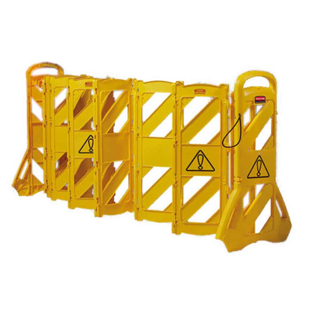 30-82-029-0-00-03-056-faltbarer-absperrzaun-bruchfester-abs-kunststoff-2dbc11 Faltbarer Absperrzaun - bruchfester ABS-Kunststoff - mit Transportrollen