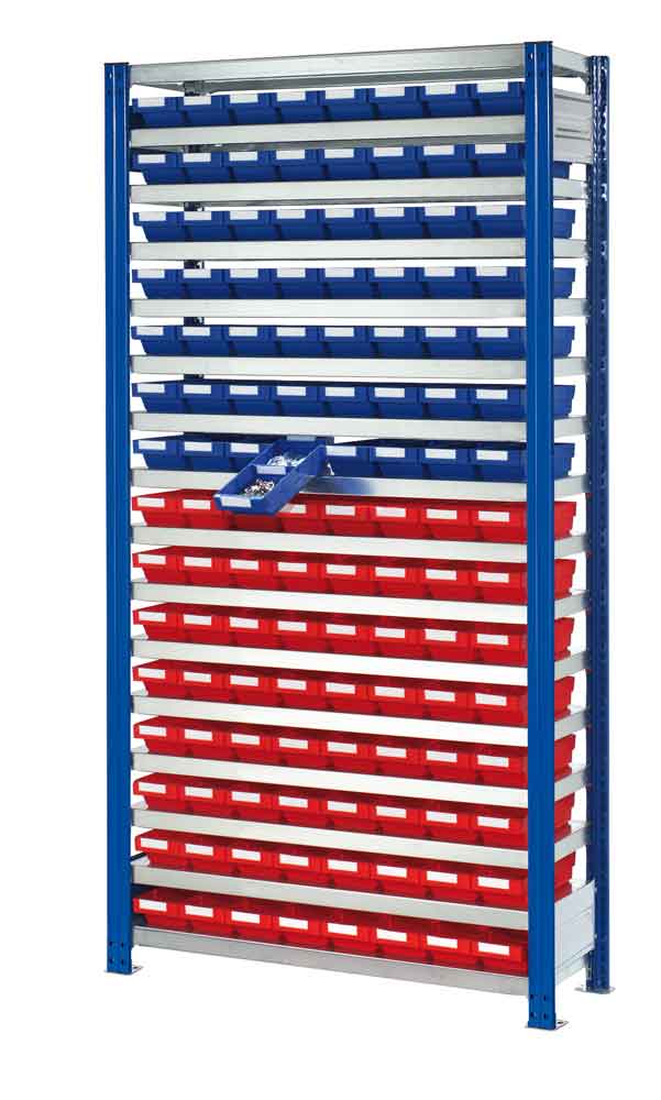 12-64-00-45-01-01-090-rasterplan-steckregal-mod-20-grundfeld-tiefe-300-mm_1-b7e696 RasterPlan® - Steckregal Mod. 20 - komplett mit Regalkästen - Grund- und Anbaufeld - 3 Tiefen