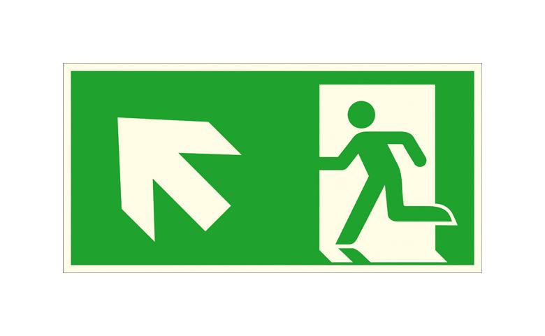 31-88-141-0-00-058-fluchtwegschild-langnachleuchtend-notausgang-links-schrag-aufwarts-kombischild-15a1030-y-01-b8630e Fluchtwegschild - langnachleuchtend - Notausgang links, schräg aufwärts (Kombischild)
