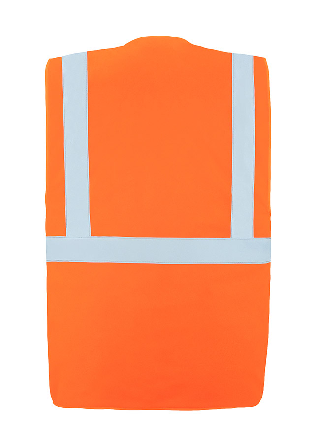 Korntex® Gefütterte Warnweste Comfort-Fit „Wismar“ - Schwarz - XL
