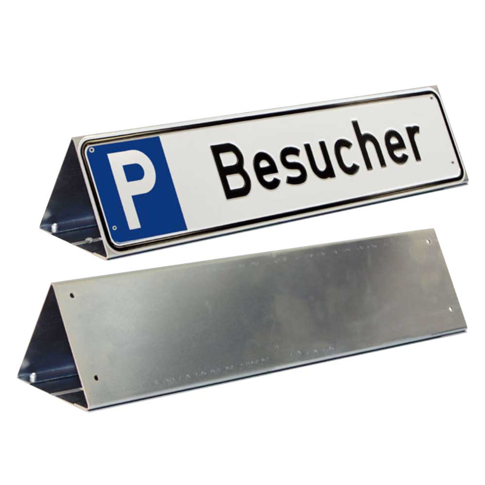 Parkbegrenzung für Parkplatzschilder - 52,0 x 11,0 cm - verzinktes Stahlblech