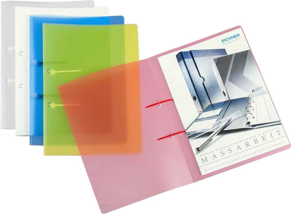Angebots- und Präsentationsmappe - PP - Seitenklappe - 5 Farben