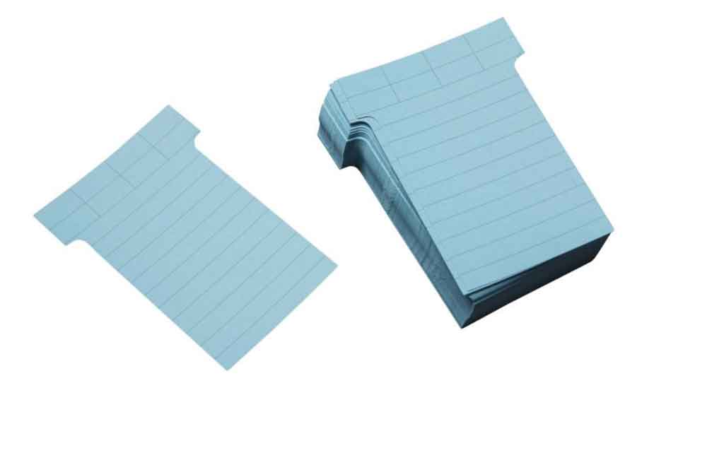 Zubehör T-Karten-Kombi - für T-Kartentafel - Schmalformat - in 10 Farben - 2-fach Nutzen