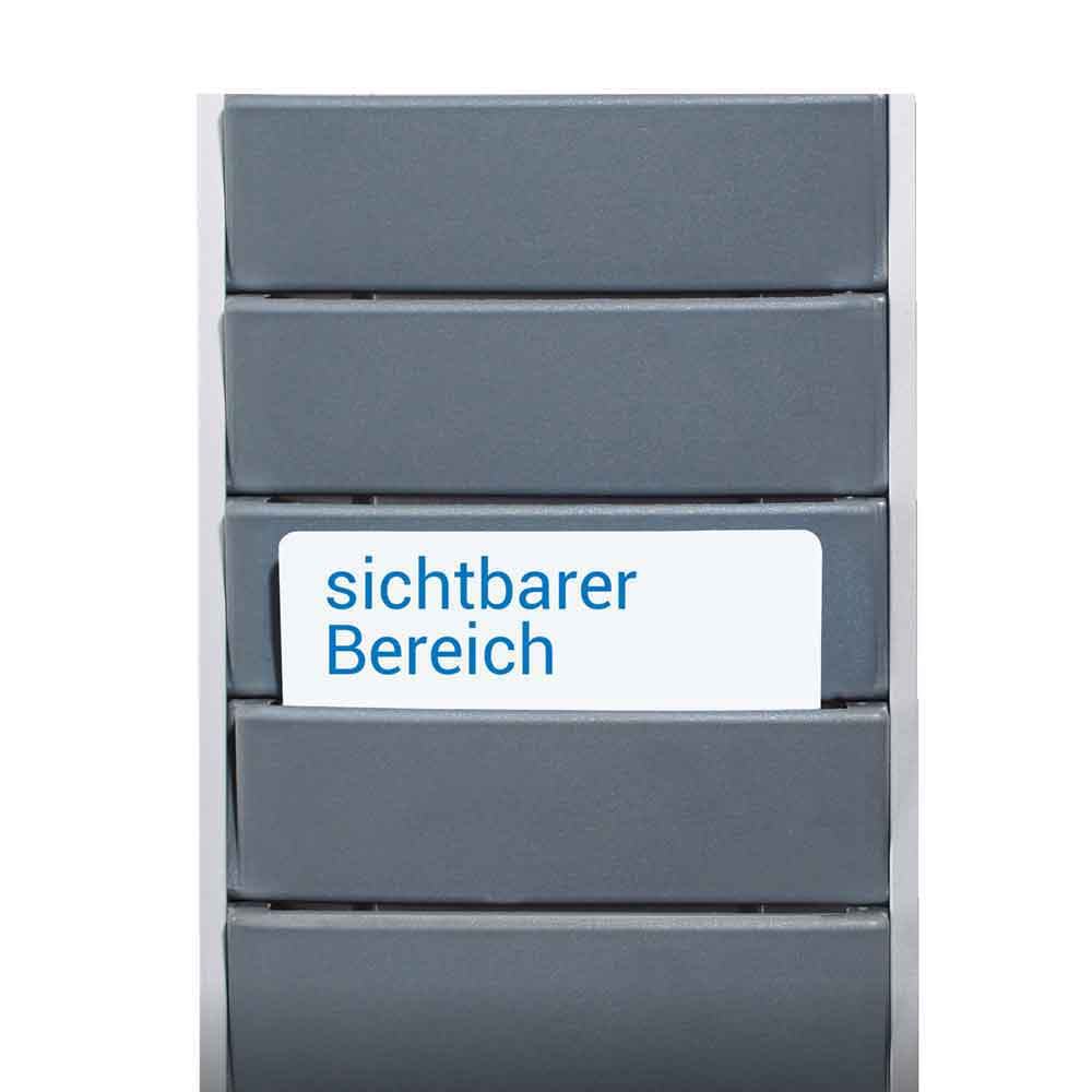 Kartentafel für Chipkarten B - mit und ohne Clip - Sichtbereich 25 oder 32 mm - 3 Ausführungen