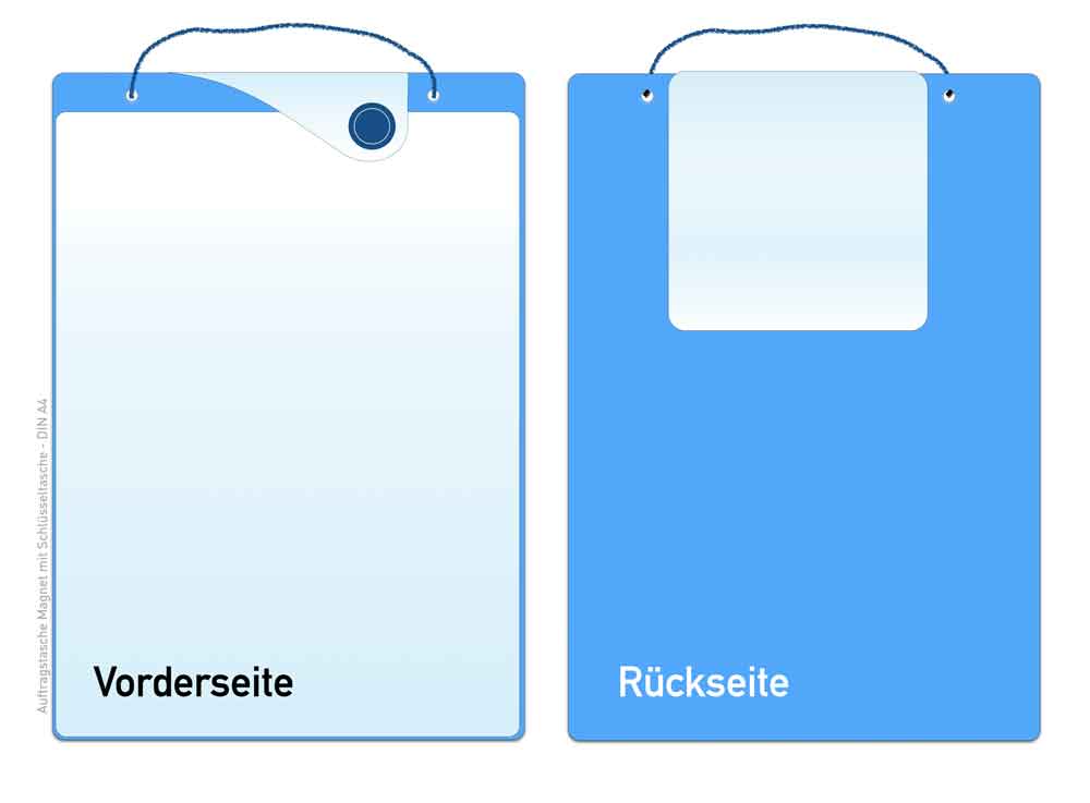 Auftragstasche "MAGNET" - DIN A4 - Magnetverschluss