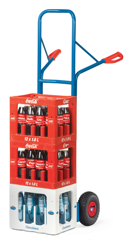Stapelkarre - Räder wahlweise - Schaufelgröße B 320 x T 250 mm - H 1600 mm - Tragkraft 300 kg
