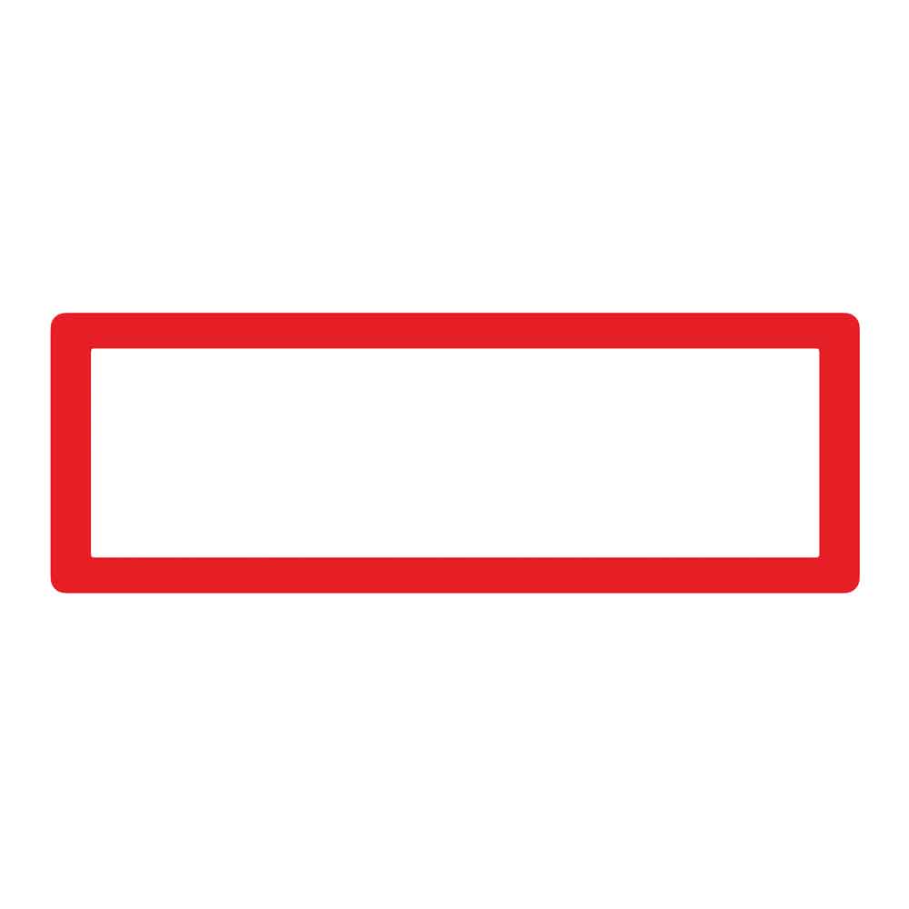 Verkehrsschild nach StVO - Typ 1 - Nr. 3000 - Feuerwehrzufahrt zur Selbstbeschriftung