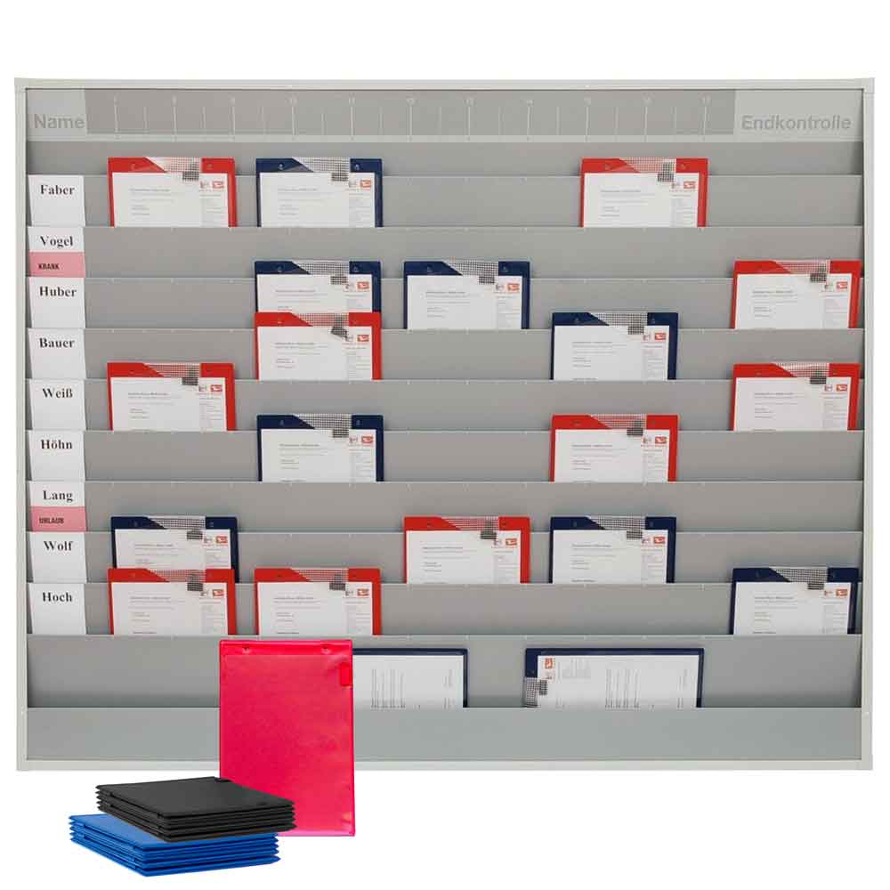 90-20-100-4-30-02-002-plantafelset-zeitstrahl-din-a4-50-belege-d2c3c5 Plantafel-Set - mit Zeitstrahl - für DIN A4 - für 50 Aufträge + 50 Taschen