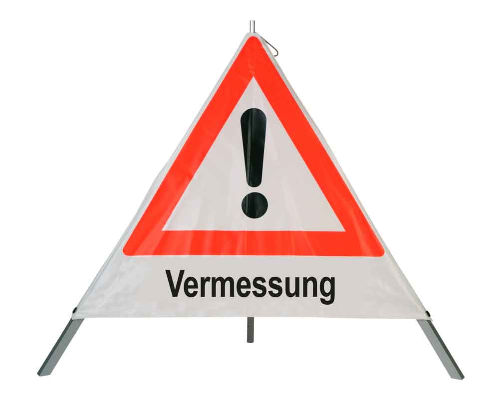 Safety Faltsignal - verschiedene Symbole/Texte - 2 Größen