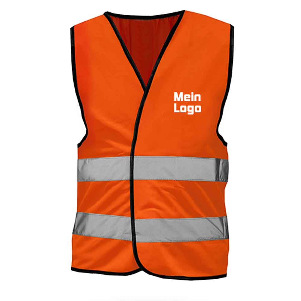60-50-377-0-00-04-059-warnweste-xl-orange-vs-logoaufdruck-3024ca Warnweste - XL - mit reflektierenden Streifen - Saum in Schwarz