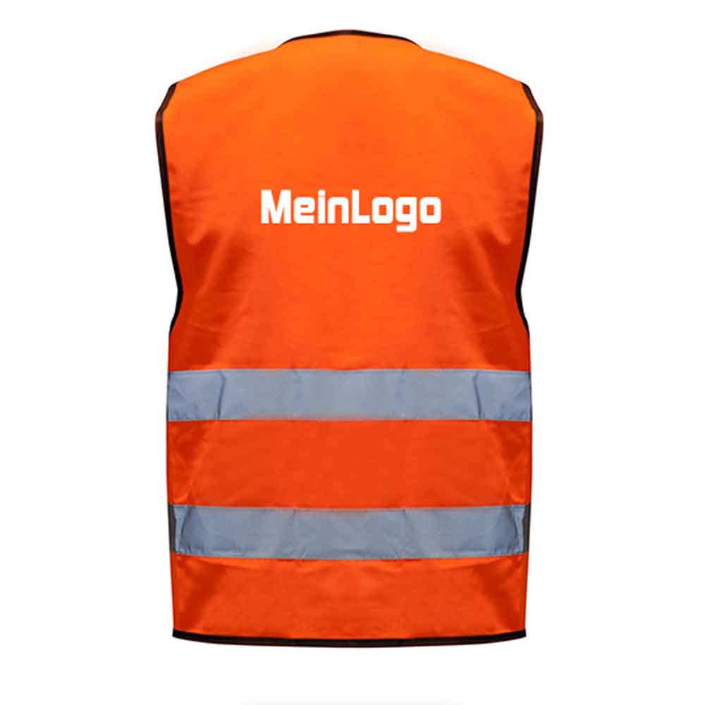 60-50-377-0-00-04-059-warnweste-xl-orange-rs-logoaufdruck-af493d Warnweste - XL - mit reflektierenden Streifen - Saum in Schwarz