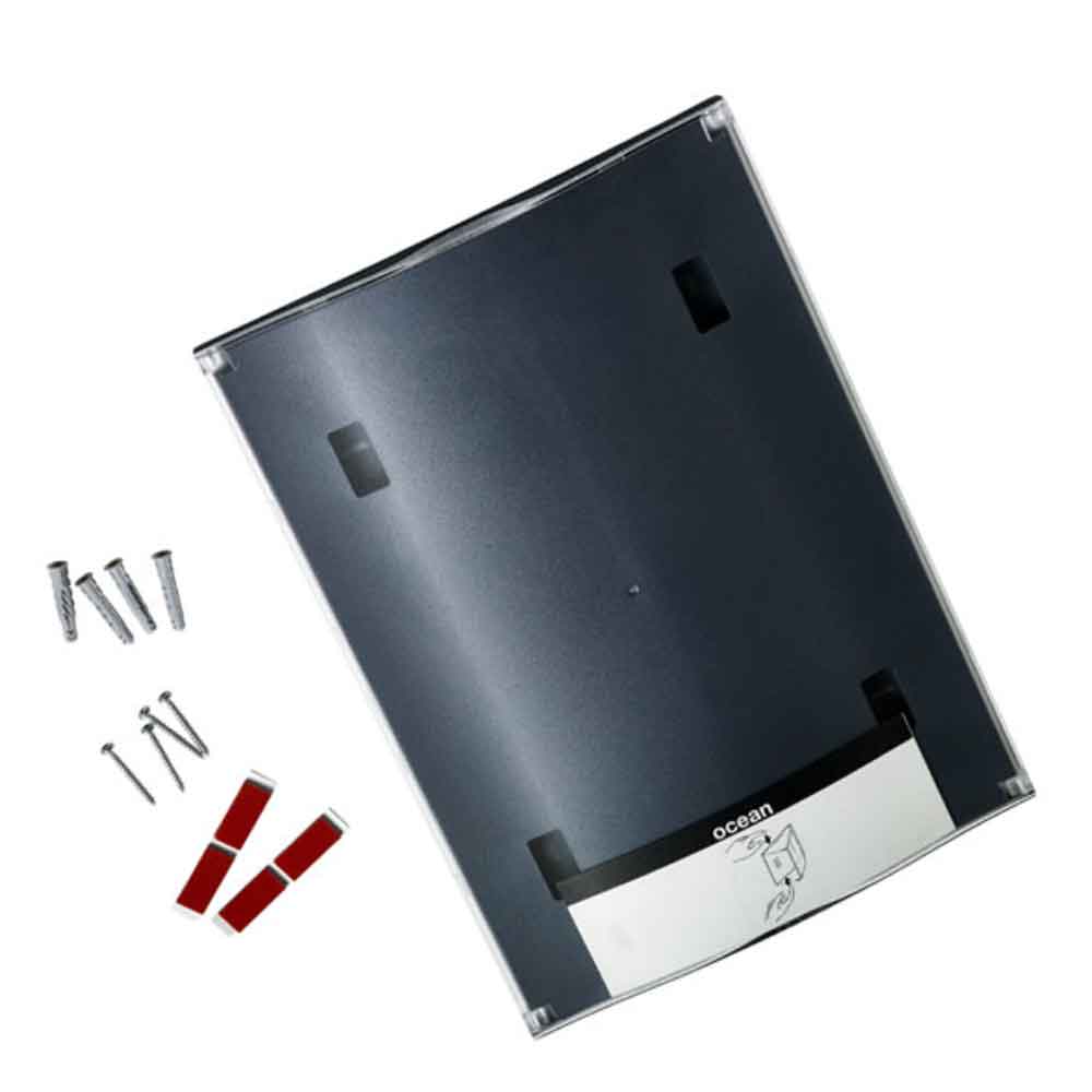 OCEAN Infotafel - gewölbtes Schild - schneller Wechsel durch Aufklappen