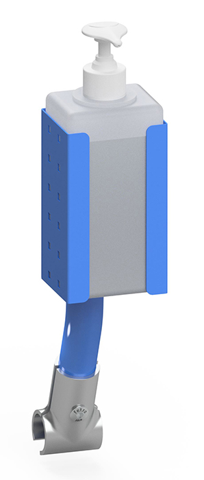 1393-E0500_live-f1d9da Flaschenhalterung - B 76 x H 280 x T 132 mm - Zubehör für Euro-Flaschen