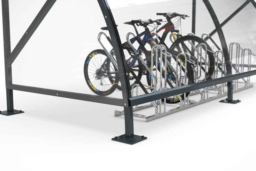 Materialüberdachung - Bamberg B 1/02 - Silber - Bausatz Materialüberdachung - Bamberg B 1/02 - Silber - Bausatz