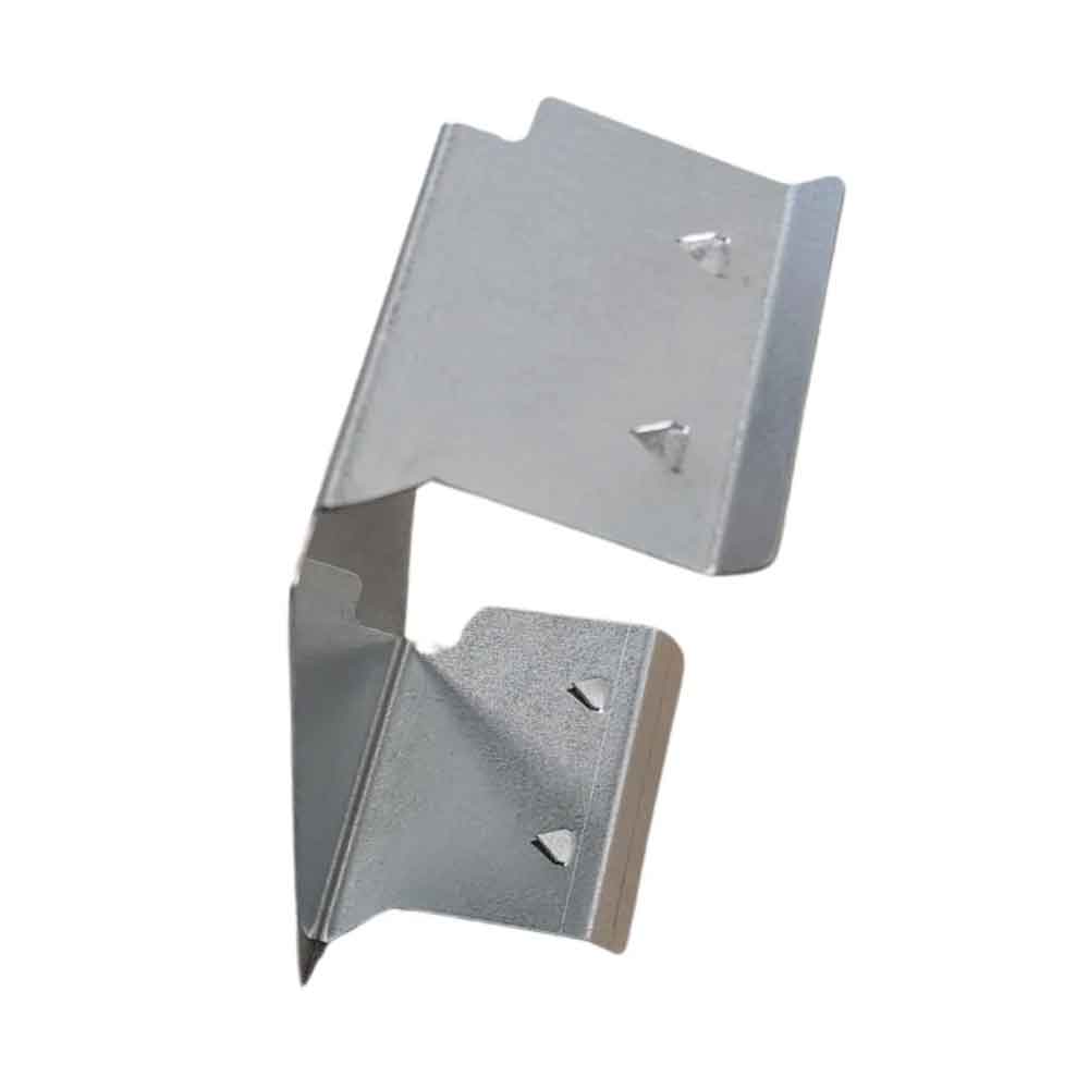 Palettenklammer aus Metall für den Mittelfuss einer Europalette