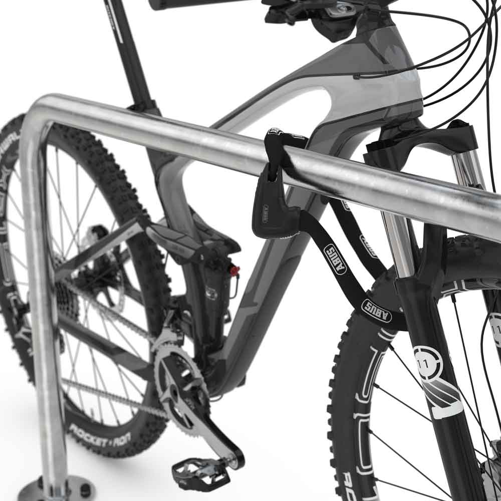 Fahrrad-Anlehnbügel 9100 - aus Stahl oder Edelstahl - zum Einbetonieren Fahrrad-Anlehnbügel 9100 - aus Stahl oder Edelstahl - zum Einbetonieren