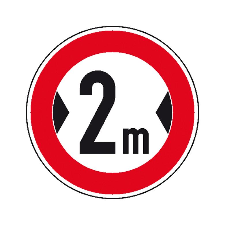Verkehrszeichen - StVO - Verbot für Fahrzeuge über angegebene ... - 2 Größen