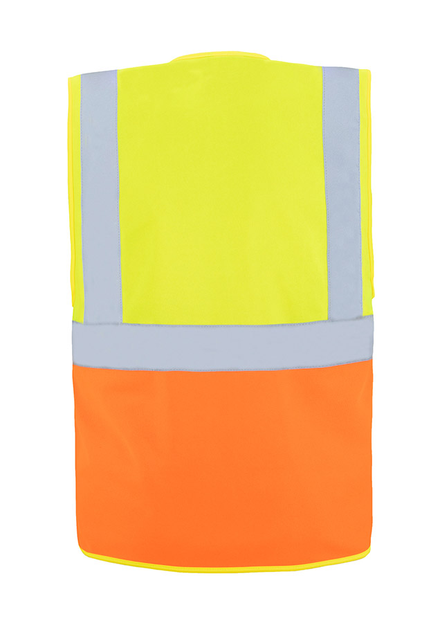 Korntex® Comfort Warnweste „Hamburg“ - Multifunktional - Weiß - M