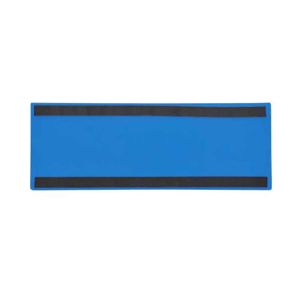 Magnetische Etikettentaschen - 2 Magnetstreifen - 325 x 120 mm - Blau