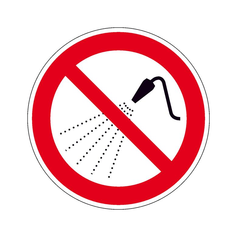 31-30-061-2-00-058-verbotsschild-mit-wasser-spritzen-verboten-110913-bb2929 Verbotsschild - Mit Wasser spritzen verboten