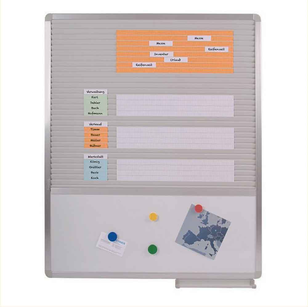 20-20-211-0-00-002-universelle-mehrzwecktafel-einstecktafel-daa131 Universelle Mehrzwecktafel mit Einstecktafel - 34 Schienen + Whiteboard