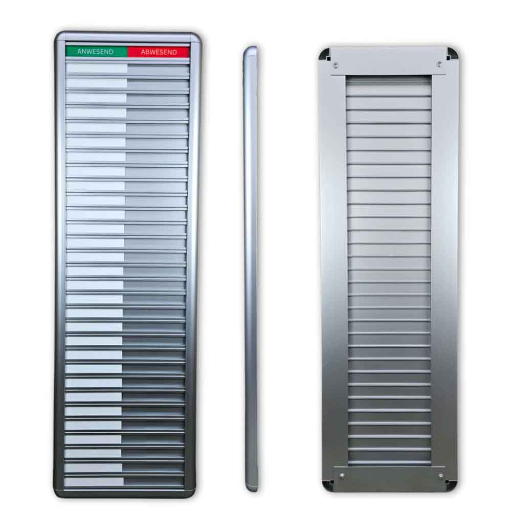 Anwesenheitstafel Professional "Anwesend-Abwesend" - in 3 Ausführungen