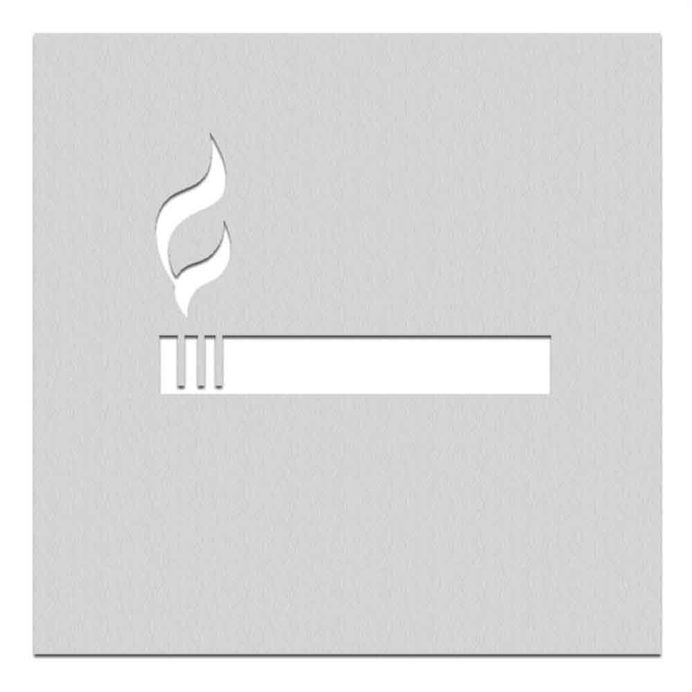 PHOS Türschild aus Edelstahl - verschiedene Symbole - selbstklebend PHOS Türschild aus Edelstahl - verschiedene Symbole - selbstklebend
