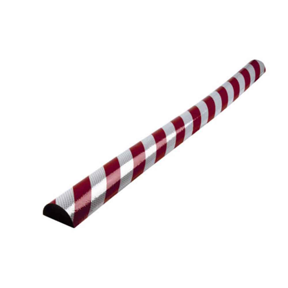 Knuffi Flächenschutzprofil Typ C+ - selbstklebend - Länge: 1,0 m - Rot/Weiss reflektierend Knuffi Flächenschutzprofil Typ C+ - selbstklebend - Länge: 1,0 m - Rot/Weiss reflektierend