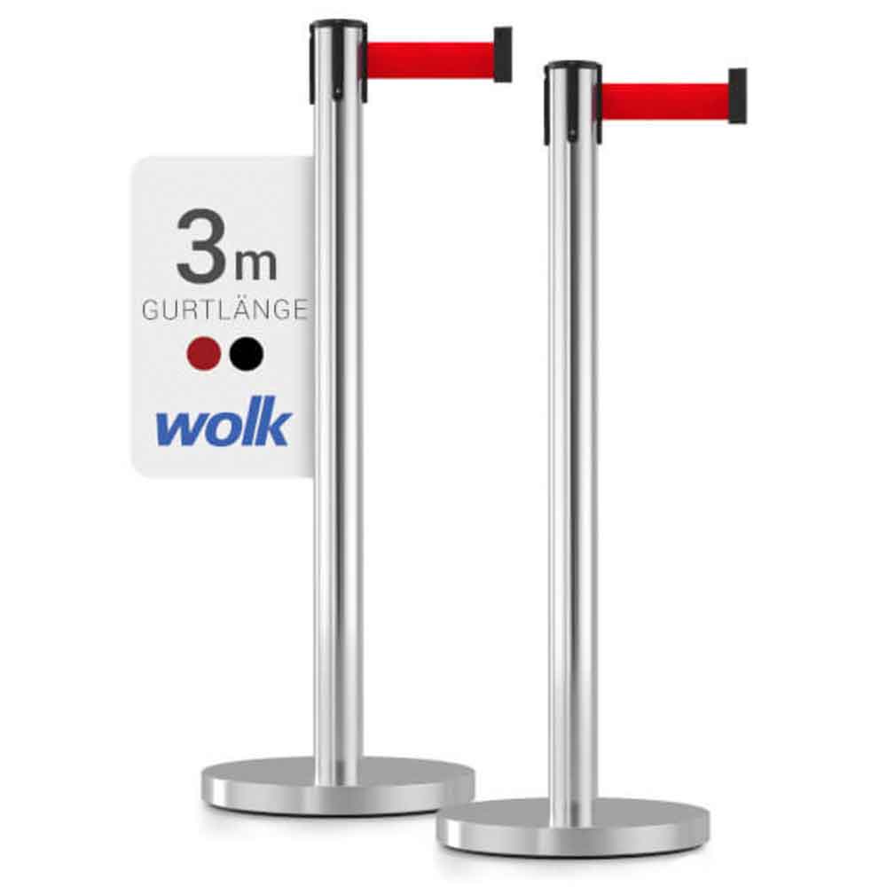 Gurtpfosten Sparset - Edelstahl hochglanz - in 3 Ausführungen