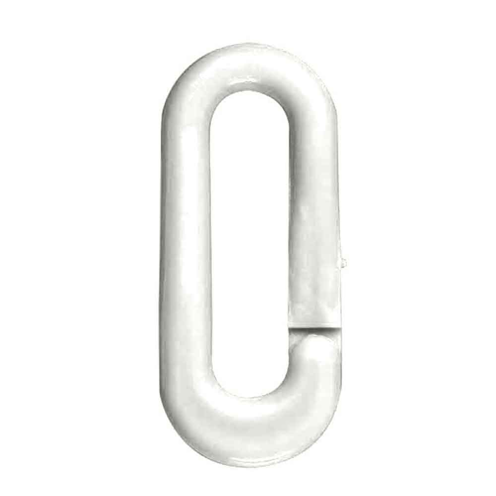 30-82-558-0-00-02-056-verbindungsglieder-ketten-zubehoer-nylon-weiss-0619c6 Verbindungsglied - Absperrpfosten Zubehör - PVC - zum Zusammenklemmen