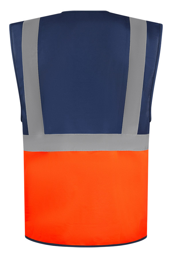 Korntex® Comfort Warnweste „Hamburg“ - Multifunktional - Weiß - M