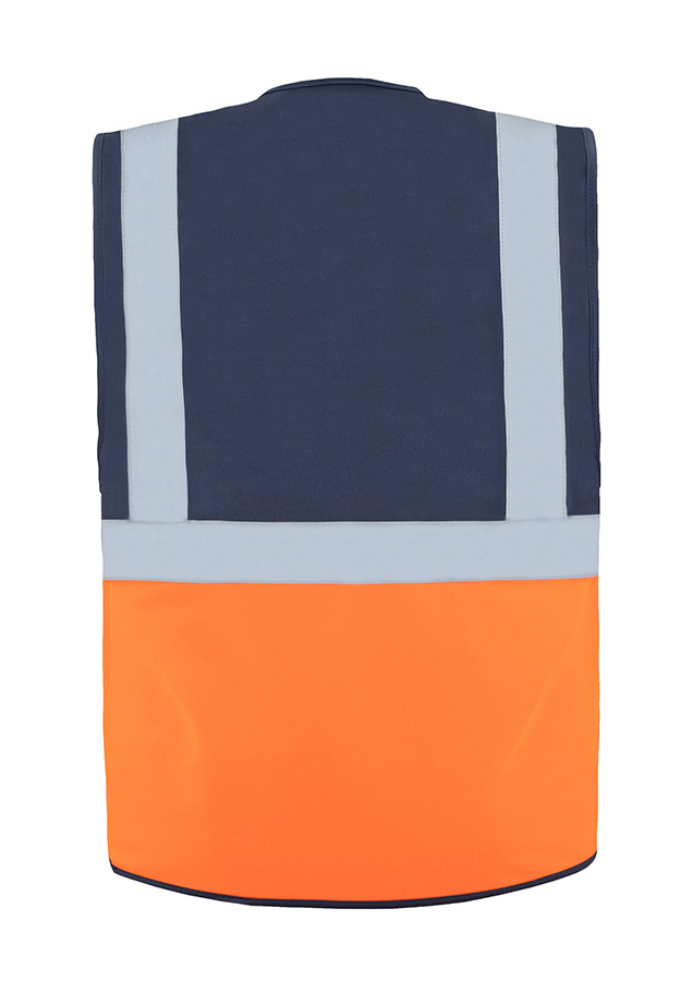 Korntex® Comfort Warnweste „Hamburg“ - Multifunktional - Weiß - M