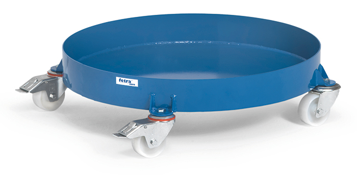 1361_fetra_Fassroller-ab0a3c Fassroller für Fässer mit 200 Liter Inhalt - öldicht verschweißt - Gesamthöhe 179 mm - Tragkraft 250 kg