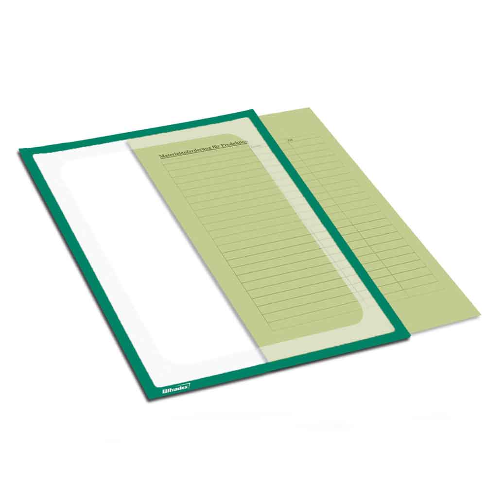 Info-Taschen selbstklebend - Ausschnitt zum Schreiben - in 10 Farben