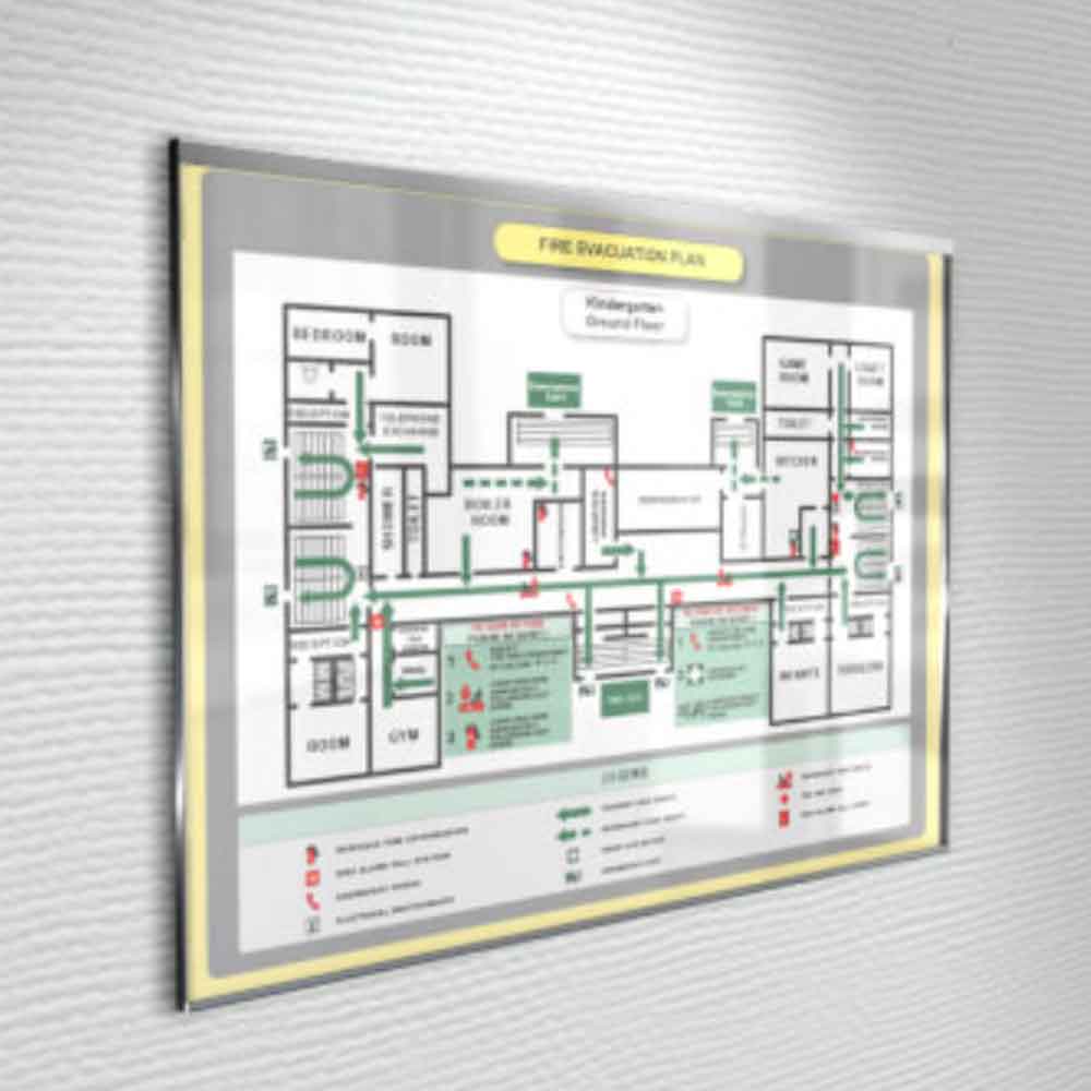 GlasFix Türschild - aus Echtglas und einer hochwertigen Edelstahlkassette - in 5 Größen GlasFix Türschild - aus Echtglas und einer hochwertigen Edelstahlkassette - in 5 Größen